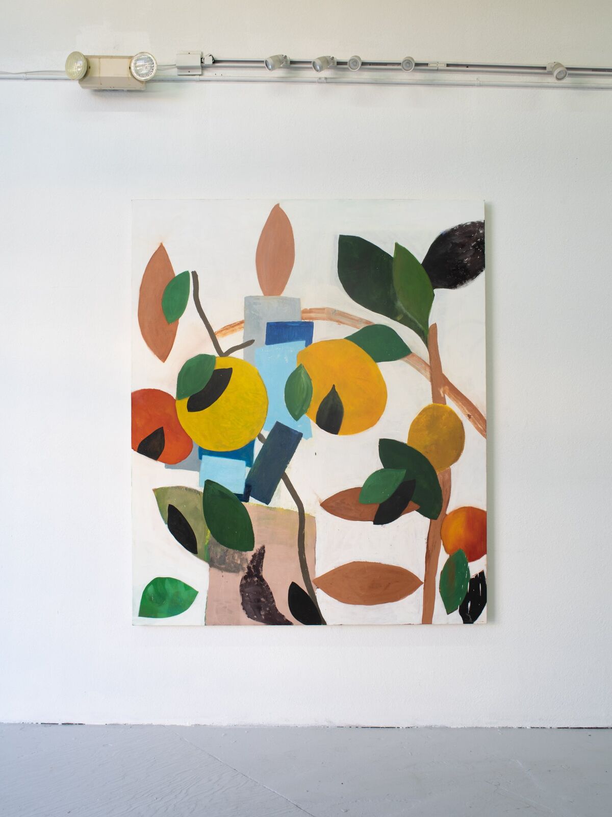 Still Life of Oranges and Lemons with Vase