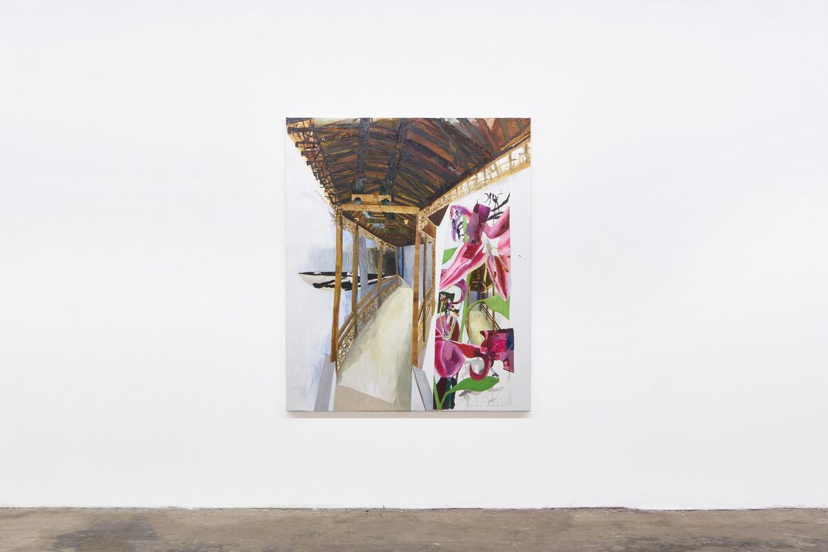 Corridor with Lily (Snug Harbor) detail